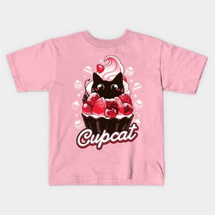 Cupcat - Cute Food Cat Kids T-Shirt